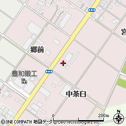 愛知県安城市橋目町中茶臼周辺の地図