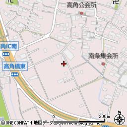 三重県四日市市高角町1522-2周辺の地図