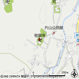 敬恩寺周辺の地図