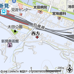 岡山県新見市西方74周辺の地図