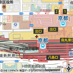 加賀屋 京都店周辺の地図