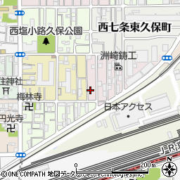 京都府京都市下京区梅小路東町12周辺の地図