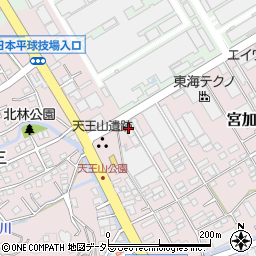 静岡県静岡市清水区宮加三714周辺の地図