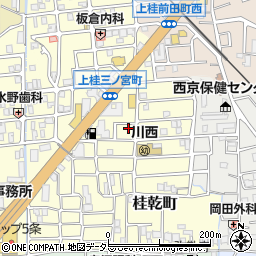 京都府京都市西京区上桂三ノ宮町28周辺の地図