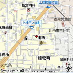 京都府京都市西京区上桂三ノ宮町28周辺の地図