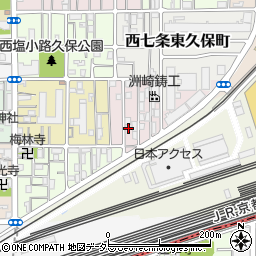 京都府京都市下京区梅小路東町44周辺の地図