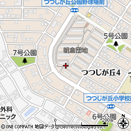 愛知県知多市つつじが丘4丁目周辺の地図