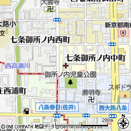 京都府京都市下京区七条御所ノ内中町26-1周辺の地図