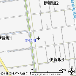 愛知県知多市伊賀坂周辺の地図