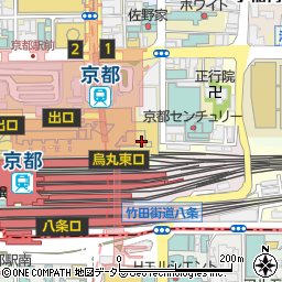ホテルグランヴィア京都周辺の地図