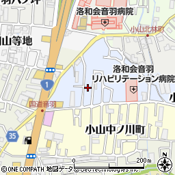 京都府京都市山科区小山北溝町10-30周辺の地図