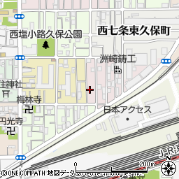 京都府京都市下京区梅小路東町10周辺の地図