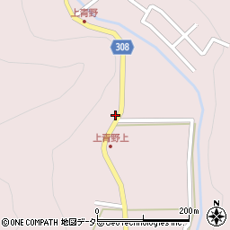 兵庫県三田市上青野82周辺の地図