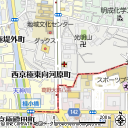 ガスト京都西京極店周辺の地図