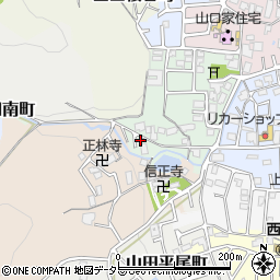 京都府京都市西京区山田南町13周辺の地図