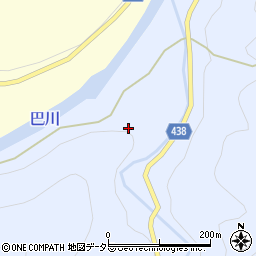 愛知県新城市布里西向周辺の地図
