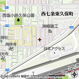 京都府京都市下京区梅小路東町26周辺の地図