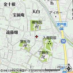 愛知県知多郡東浦町緒川屋敷壱区51周辺の地図
