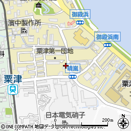 滋賀県大津市御殿浜11-4周辺の地図
