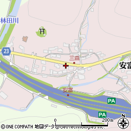 兵庫県姫路市安富町三森30周辺の地図