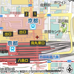 ホテルグランヴィア京都　竹取の間周辺の地図