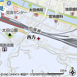 岡山県新見市西方70周辺の地図