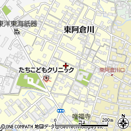 三重県四日市市東阿倉川492周辺の地図