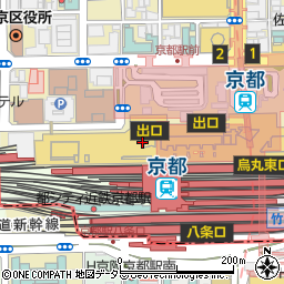 ミキハウス京都伊勢丹店周辺の地図