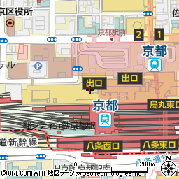エンポリオアルマーニジェイアール京都伊勢丹メンズ周辺の地図
