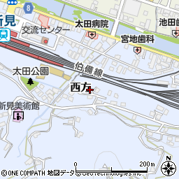 岡山県新見市西方71周辺の地図