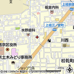 京都府京都市西京区上桂三ノ宮町10-3周辺の地図