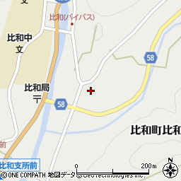 広島県庄原市比和町比和616周辺の地図