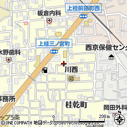 京都府京都市西京区上桂三ノ宮町28-16周辺の地図