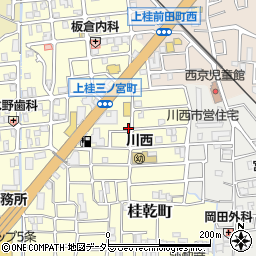 京都府京都市西京区上桂三ノ宮町28-6周辺の地図