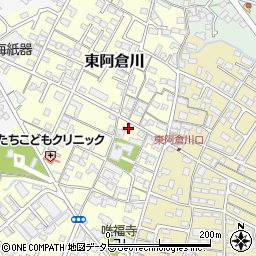 三重県四日市市東阿倉川283周辺の地図