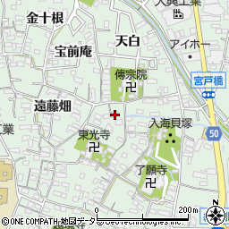 愛知県知多郡東浦町緒川屋敷壱区54周辺の地図