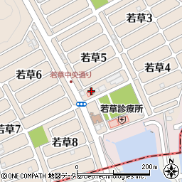草津若草郵便局 ＡＴＭ周辺の地図