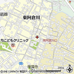 三重県四日市市東阿倉川284周辺の地図