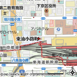 京都府京都市下京区東油小路町803周辺の地図