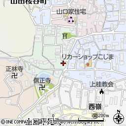 京都府京都市西京区山田南町4周辺の地図