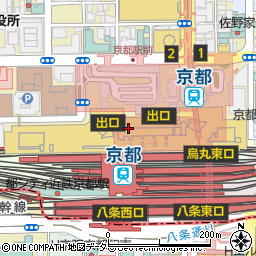 京のおみやげよしとよ・ザ・キューブ店周辺の地図