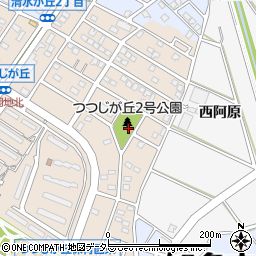 愛知県知多市つつじが丘2丁目8周辺の地図