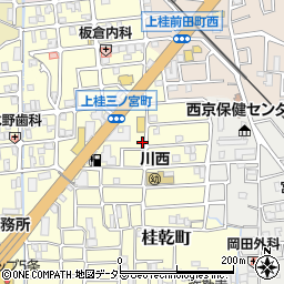 京都府京都市西京区上桂三ノ宮町28-24周辺の地図