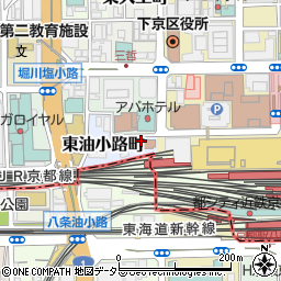 ハローワーク京都七条周辺の地図