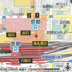 成城石井コトチカ京都店周辺の地図