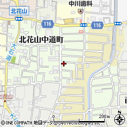 餃子の王将　花山店周辺の地図