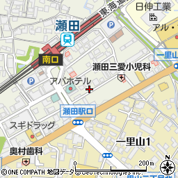タイムズ瀬田駅前第２駐車場周辺の地図