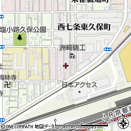 京都府京都市下京区梅小路東町70周辺の地図