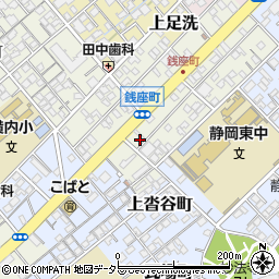 静岡県静岡市葵区銭座町18周辺の地図