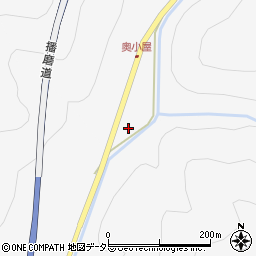 兵庫県たつの市新宮町奥小屋316周辺の地図